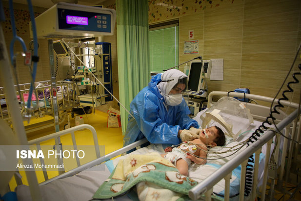 بیمارستان کودکان کرونایی