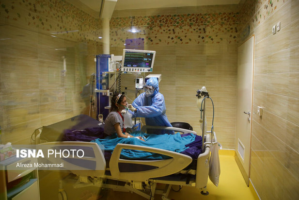 بیمارستان کودکان کرونایی