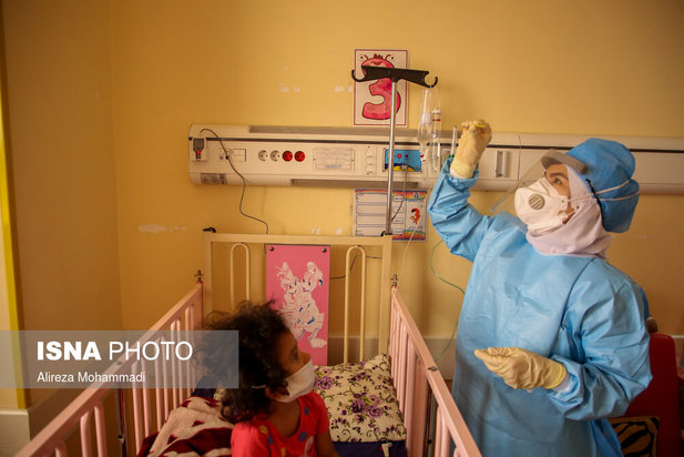 بیمارستان کودکان کرونایی