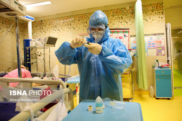 بیمارستان کودکان کرونایی