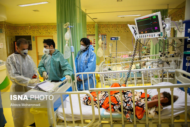 بیمارستان کودکان کرونایی