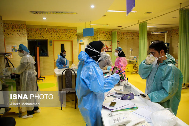 بیمارستان کودکان کرونایی