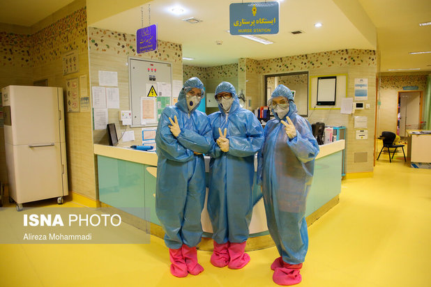 بیمارستان کودکان کرونایی