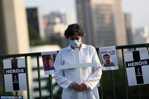 گریه پرستاران برای همکاران کرونایی‌شان