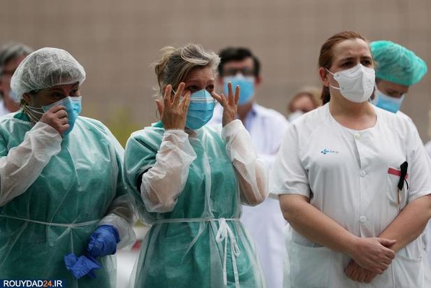 گریه پرستاران برای همکاران کرونایی‌شان