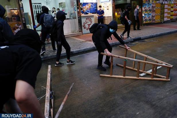 بازداشت شدن صدها نفر در اعتراضات هنگ کنگ