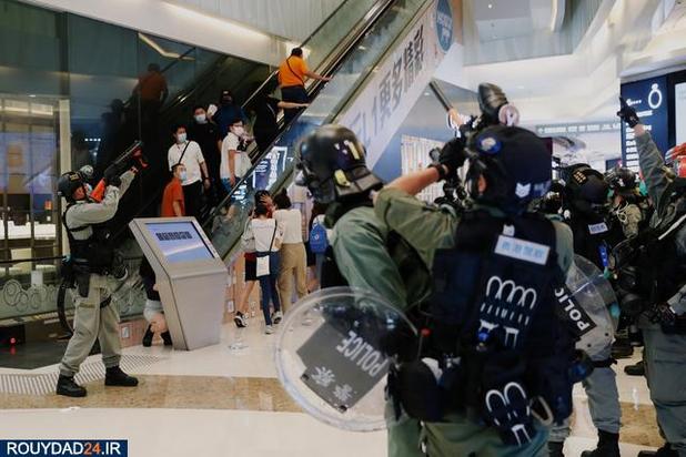 بازداشت شدن صدها نفر در اعتراضات هنگ کنگ