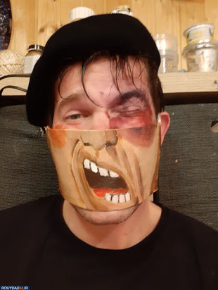 ساخت ماسک با الهام از شخصیتهای هنری