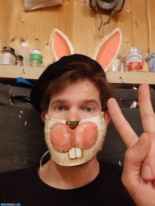 ساخت ماسک با الهام از شخصیتهای هنری