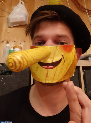 ساخت ماسک با الهام از شخصیتهای هنری