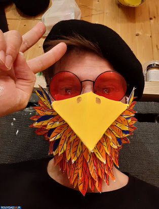 ساخت ماسک با الهام از شخصیتهای هنری