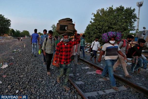 بازگشت مهاجران از هند بعد از قرنطینه