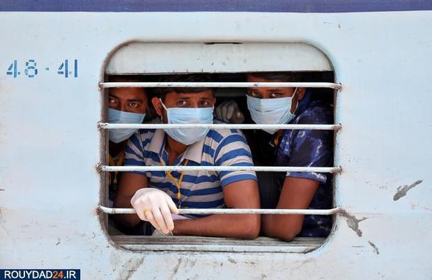 بازگشت مهاجران از هند بعد از قرنطینه