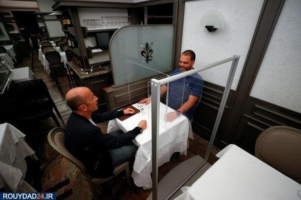 رعایت فاصله ها در ریتورانها