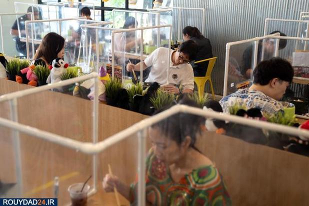 رعایت فاصله ها در ریتورانها