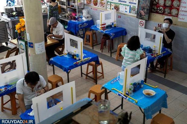 رعایت فاصله ها در ریتورانها