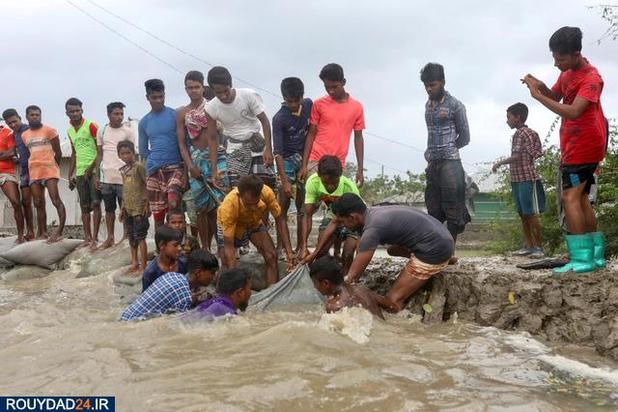 طوفان تاریخی هند و بنگلادش
