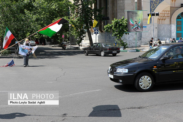 راهپیمایی چند نفره روز قدس