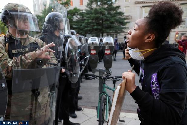 معترضان به کشتن جورج فلوید 