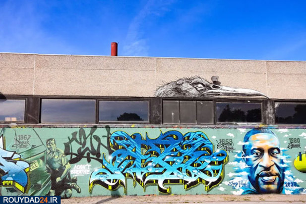 درخشش جورج فلوید در دیوارنگاره‌های جهان