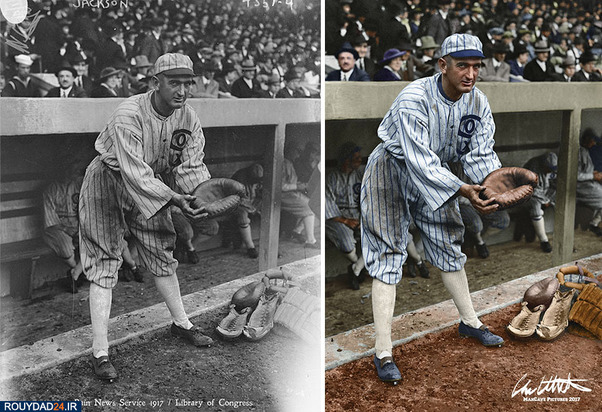 تصاویر رنگی ورزشی یک قرن پیش