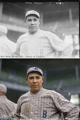 تصاویر رنگی ورزشی یک قرن پیش