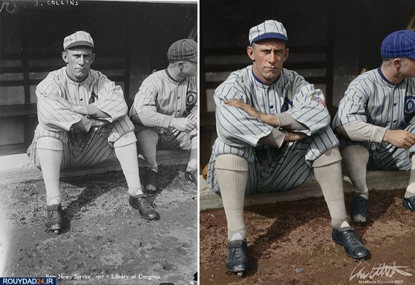 تصاویر رنگی ورزشی یک قرن پیش