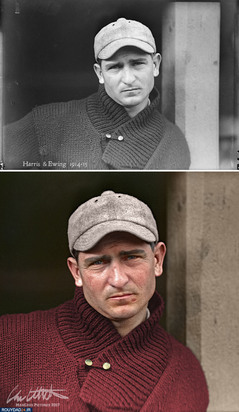 تصاویر رنگی ورزشی یک قرن پیش