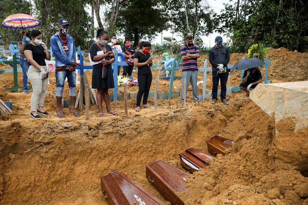 خاکسپاری قربانیان کرونا