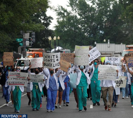 ادامه اعتراضات در واشنگتن