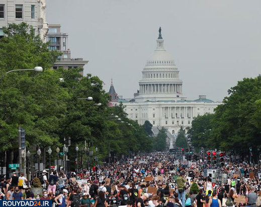 ادامه اعتراضات در واشنگتن