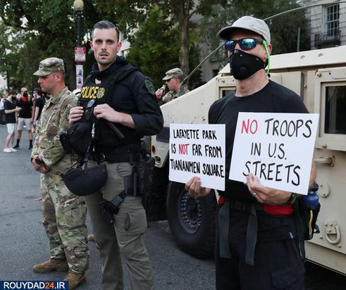 ادامه اعتراضات در واشنگتن