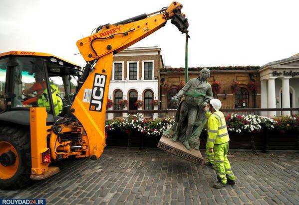 سرنگونی مجسمه شخصیتهای نماد برده داری در آمریکا