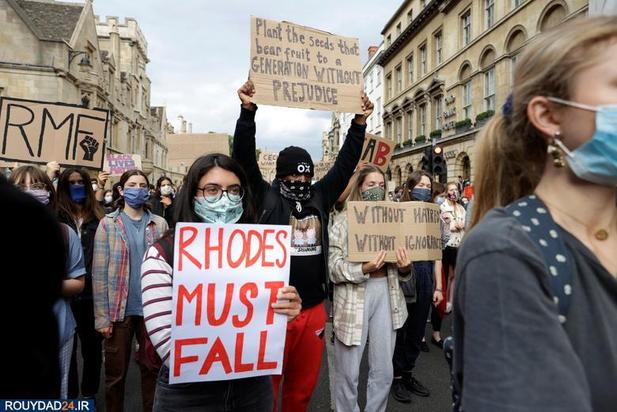 سرنگونی مجسمه شخصیتهای نماد برده داری در آمریکا