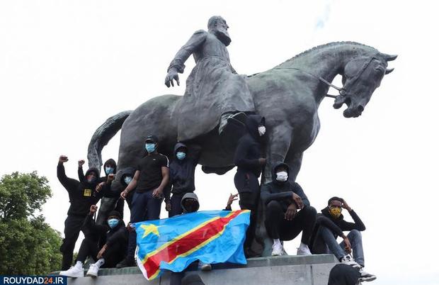 سرنگونی مجسمه شخصیتهای نماد برده داری در آمریکا