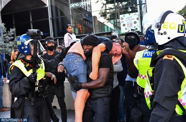 آتش اعتراضات مردمی به لندن رسید