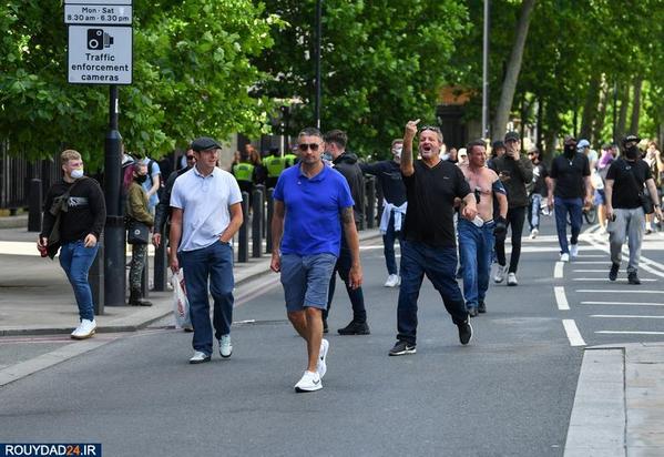 آتش اعتراضات مردمی به لندن رسید