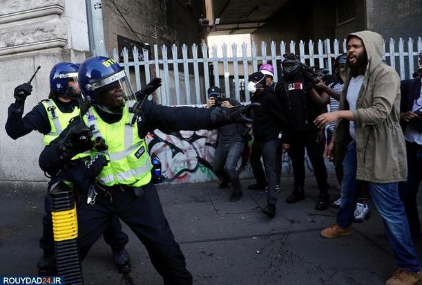 آتش اعتراضات مردمی به لندن رسید