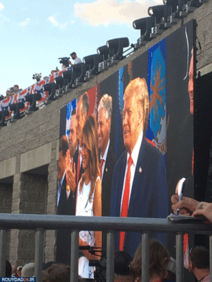 بازدید ترامپ از کوه راشمور