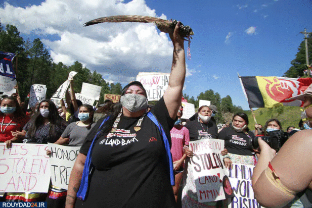 مسدود کردن جاده‌ راشمور