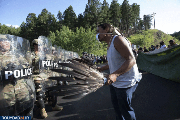 مسدود کردن جاده‌ راشمور