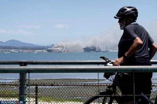 انفجار در کشتی نیروی دریایی 