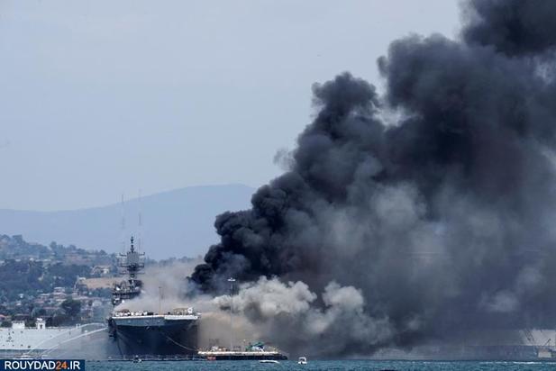 انفجار در کشتی نیروی دریایی 