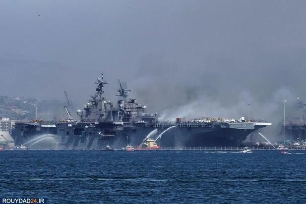 انفجار در کشتی نیروی دریایی 