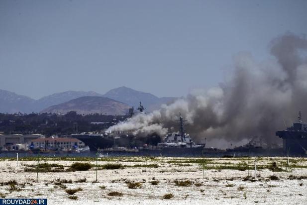 انفجار در کشتی نیروی دریایی 