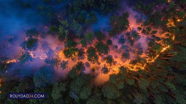 گسترش آتشسوزی در سیبری