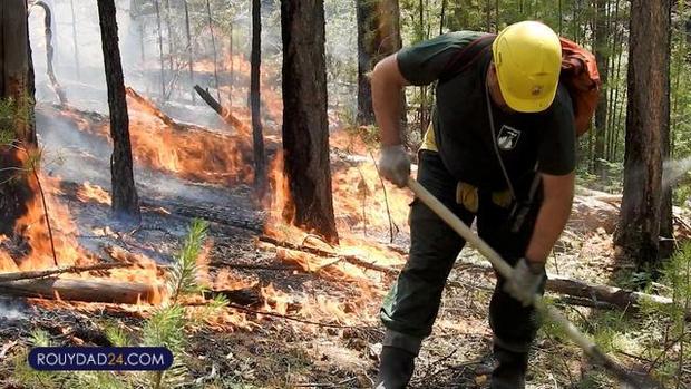 گسترش آتشسوزی در سیبری