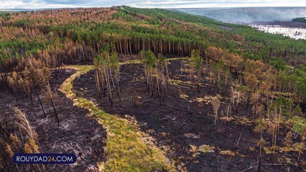 گسترش آتشسوزی در سیبری