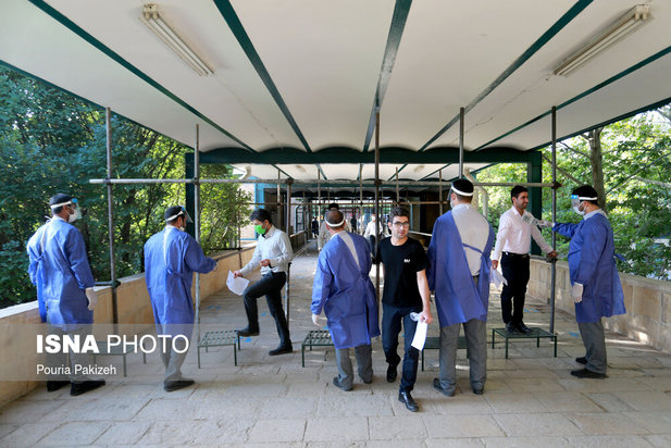 اولین آزمون کرونایی کشور