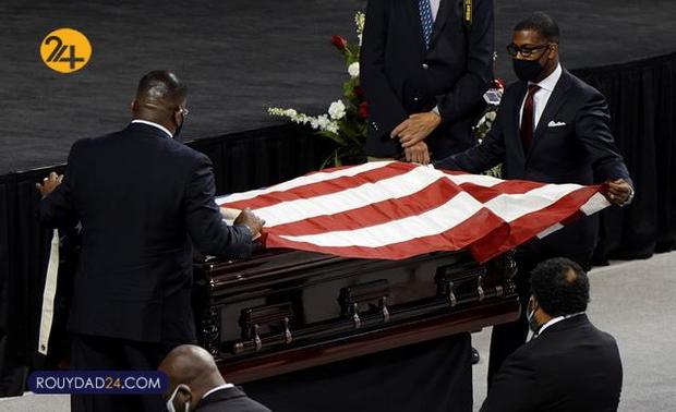 تشییع جنازه جان لوئیس